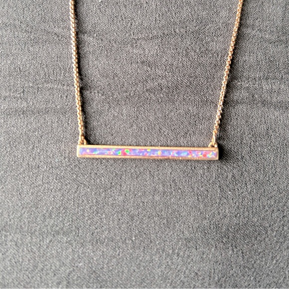 Kendra Scott Lavender Opal Necklace - Picture 3 of 5